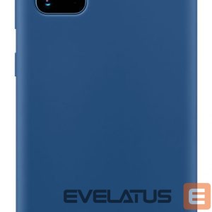 Back panel cover Evelatus Samsung Galaxy S20 Nano Silicone Case Soft Touch TPU Blue