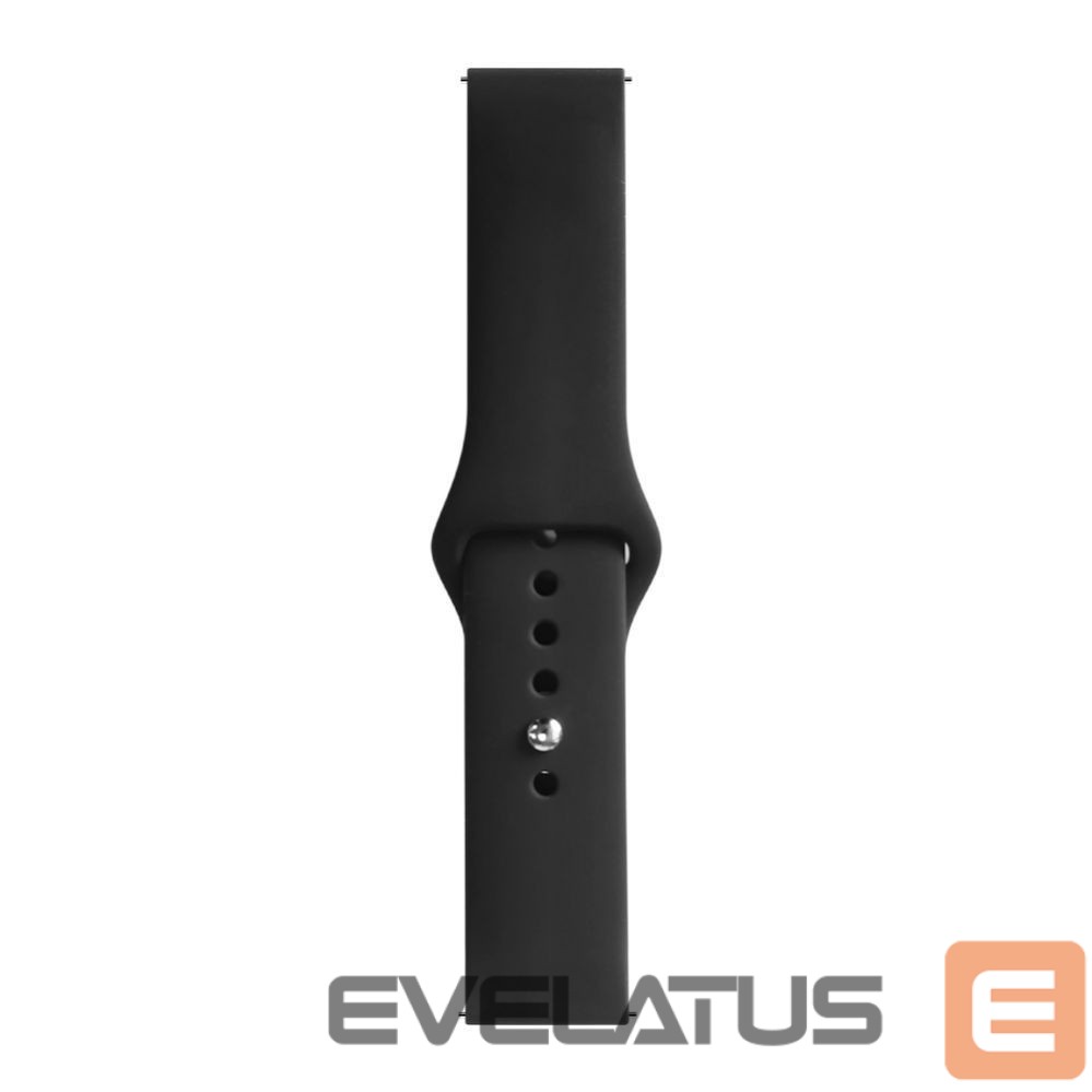 Ремешок Evelatus 22mm Silicone Loop Watch Straps (S/M 110mm) Black