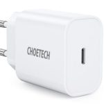 Adapter Choetech  USB wall charger Type C PD 20W White