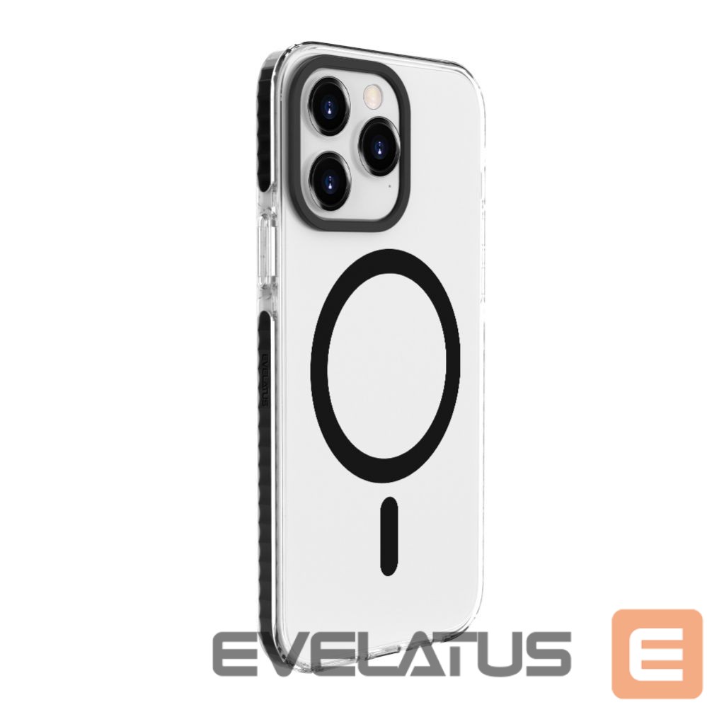 Чехол на заднюю панель Evelatus Apple iPhone 15 Pro Clear Case PC+TPU With MagSafe Transparent Black