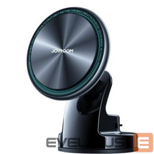 Auto charger Joyroom  Wireless Induction Charger 15W (MagSafe Compatible for iPhone) Dashboard Silve Black