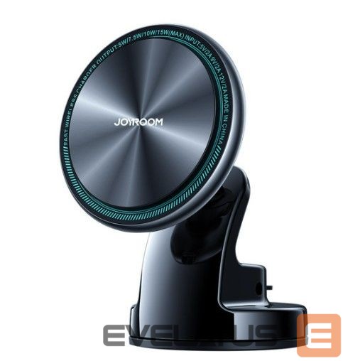 Auto charger Joyroom Wireless Induction Charger 15W (MagSafe Compatible for iPhone) Dashboard Silve Black