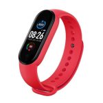 Fitness käevõru iWear  SM6 Smart Bracelet - Fitness Tracker IP67 with HR & Blood pressure / Social / Sleep monitor Red