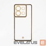 Back panel cover iLike Xiaomi Redmi Note 13 5G TPU+PC With Camera Protective Transparent Black