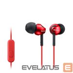 Wireless headphones Sony  In-ear Headphones EX series, Red  MDR-EX110AP In-ear, Red 