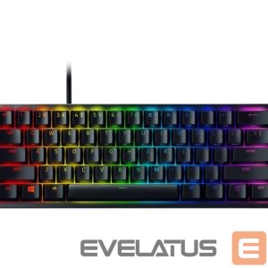 Arvuti klaviatuur Razer  Huntsman Mini 60%, Gaming keyboard, Opto-Mechanical, RGB LED light, NORD, Black, Wired 