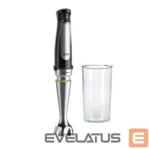 Mikserid ja blenderid Braun  Hand Blender MQ7000X MultiQuick Immersion Hand Blender, 1000 W, Black/Stainless Steel 