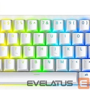 Компьютерная клавиатура Razer  Huntsman Mini 60%, Gaming keyboard, Optical, RGB LED light, US, Mercury, Wired 