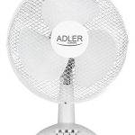 Fan Adler  AD 7304 Desk Fan, Number of speeds 3, 45 W, Oscillation, Diameter 40 cm, White 