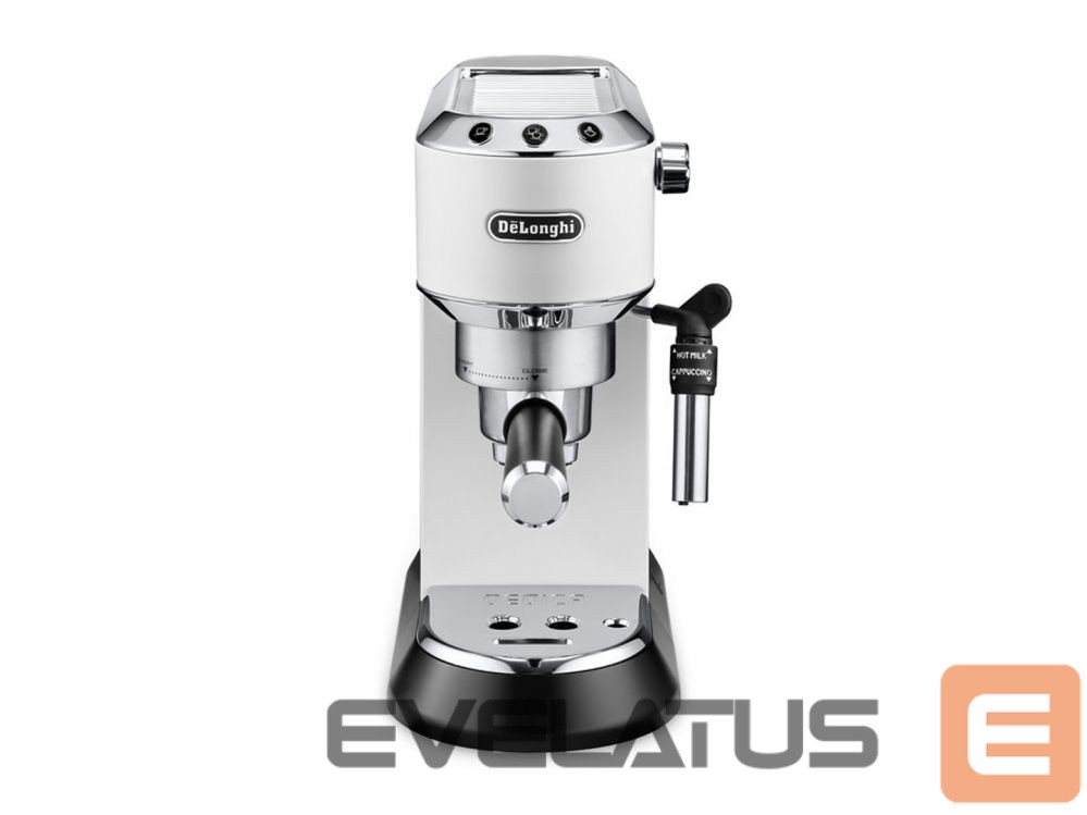 Другая малая бытовая техника DeLonghi Dedica Pump Espresso EC685W Pump pressure 15 bar Built-in milk frother Semi-automatic 1300 W White