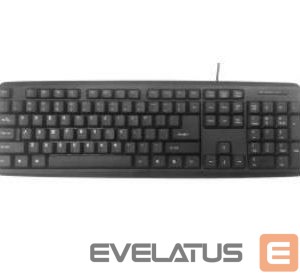 Arvuti klaviatuur Gembird  KEYBOARD STANDART USB RUS/BLACK KB-U-103-RU 