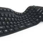 Arvuti klaviatuur Gembird  KEYBOARD FLEXIBLE USB ENG/BLACK KB-109F-B 