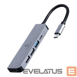 Modules and transceivers Gembird  I/O ADAPTER USB-C TO HDMI/USB3/5IN1 A-CM-COMBO5-03 