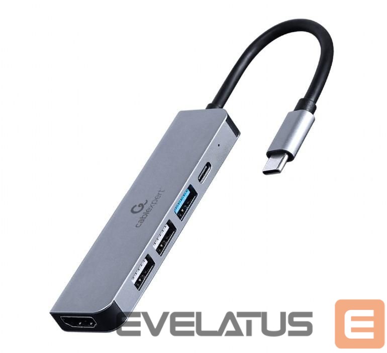 Modules and transceivers Gembird I/O ADAPTER USB-C TO HDMI/USB3/5IN1 A-CM-COMBO5-03