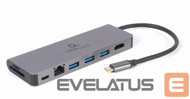 Moodulid ja transiiverid Gembird I/O ADAPTER USB-C TO HDMI/USB3/5IN1 A-CM-COMBO5-05