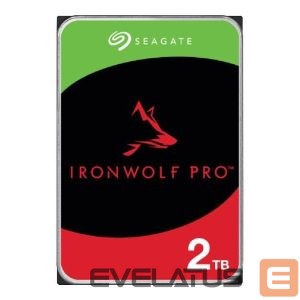 Kõvaketas HDD SeaGate  HDD||IronWolf Pro|2TB|SATA|256 MB|7200 rpm|3,5"|ST2000NT001 