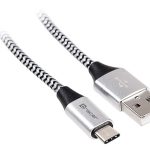 Cable Tracer Universal USB 2.0 Type C A Male 1m black silver 46265 