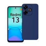 Back panel cover iLike Xiaomi Redmi 13 4G / 13 5G Silicone case nano Dark Blue