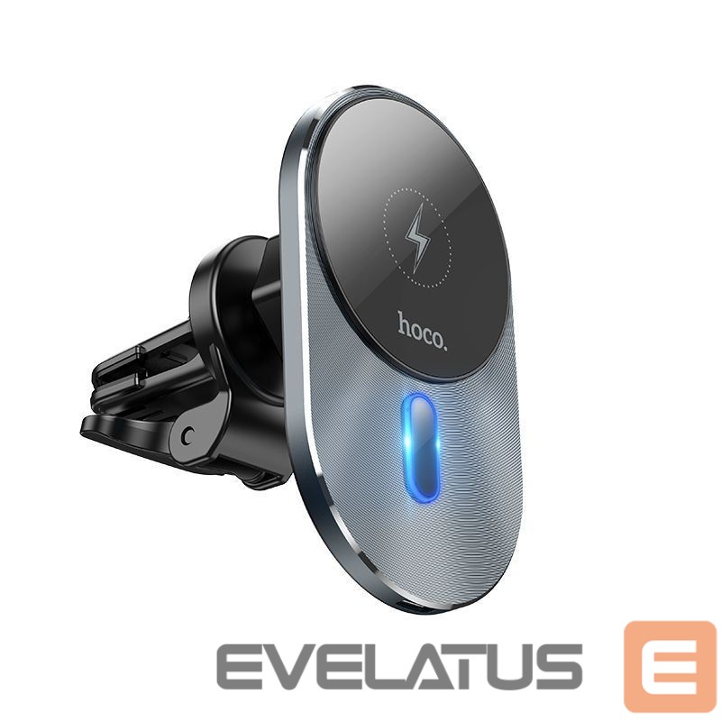 Auto holder Hoco CA91 Magic magnetic wireless fast charging car holder Wireless output: 5W/7.5W/10W/15W Grey
