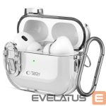 Headphone case Tech-Protect Apple SLIM HOOK APPLE AIRPODS PRO 1 / 2 Transparent