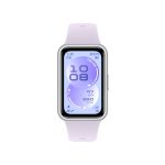 Fitness käevõru Huawei  Band 11 Silver Durable Polymer Case with Purple Fluoroelastomer Strap 