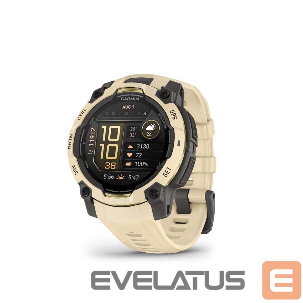 Умные часы Garmin Instinct 3 – 45 mm, AMOLED
Citrine with Citrine Band
