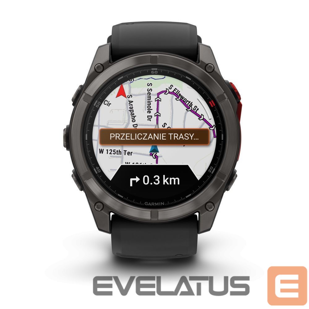 Умные часы Garmin fenix® 8 Pro – 51 mm, MicroLED
Sapphire, Carbon grey DLC titanium with Black/pebble grey silicone band