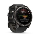 Išmanusis laikrodis Garmin  fenix® 8 Pro – 51 mm, MicroLED
Sapphire, Carbon grey DLC titanium with Black/pebble grey silicone band 