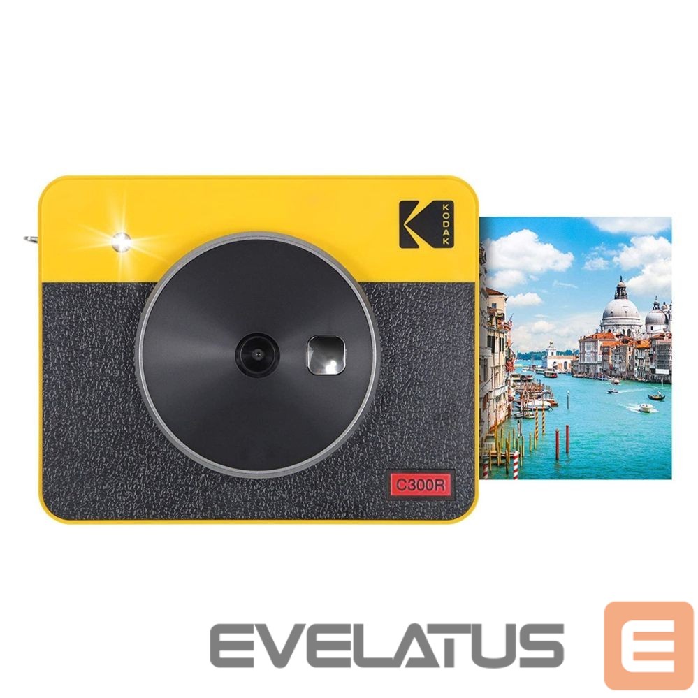 Digitālā fotokamera KODAK Mini Shot 3 Square Retro Instant Camera and Printer Yellow