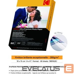 Camera accessory KODAK  Ultra Premium Photo Paper 280g High Gloss 10 x 15 cm 60 Sheets 
