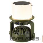 LED Flashlight Tracer  47808 Solar Camping Lamp With Fan 