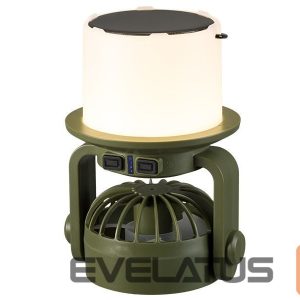 LED Flashlight Tracer  47808 Solar Camping Lamp With Fan 