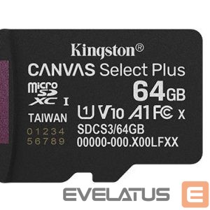 Other Computer Accessory Kingston  MEMORY MICRO SDXC 64GB UHS-I/SDCS3/64GBSP 