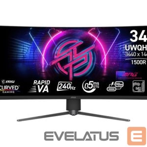 Monitorid MSI  LCD Monitor||34 "|3440 x 1440 pixels|Native aspect ratio 21:9|LCD|MPG346CQRFX24 