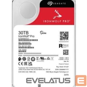 Жесткий диск HDD SeaGate  HDD||IronWolf Pro|30TB|512 MB|7200 rpm|3,5"|ST30000NT011 