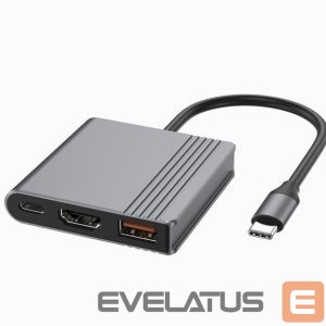 Moodulid ja transiiverid Gembird  I/O ADAPTER USB-C TO HDMI/USB3/3IN1 A-CM-COMBO3-05 