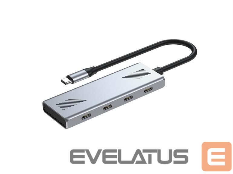 Üleminek Gembird I/O HUB USB-C 4PORT/UHB-CM-U310-C4-01