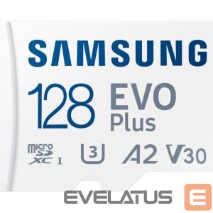 Muu arvutitarvik Samsung  MEMORY MICRO SDXC EVO+ 128GB/V30 W/A MB-MC128SA/EU 