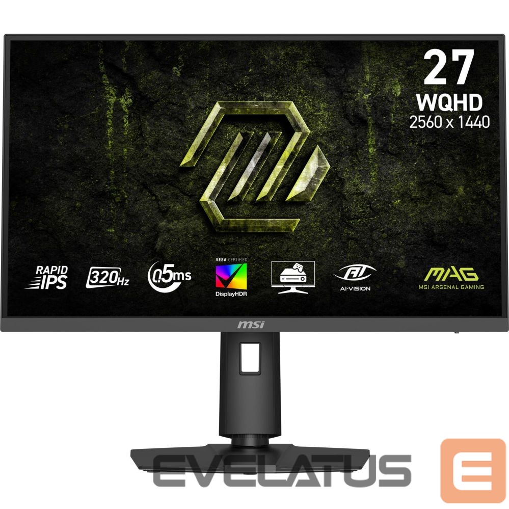 Монитор MSI LCD Monitor||27 "|2560 x 1440 pixels|Wide Quad HD|Native aspect ratio 16:9|LCD|Flat|MAG274QPFX32
