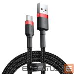 Cable Baseus  Baseus Cafule cable USB-C 3A 1m (Red+Black) 