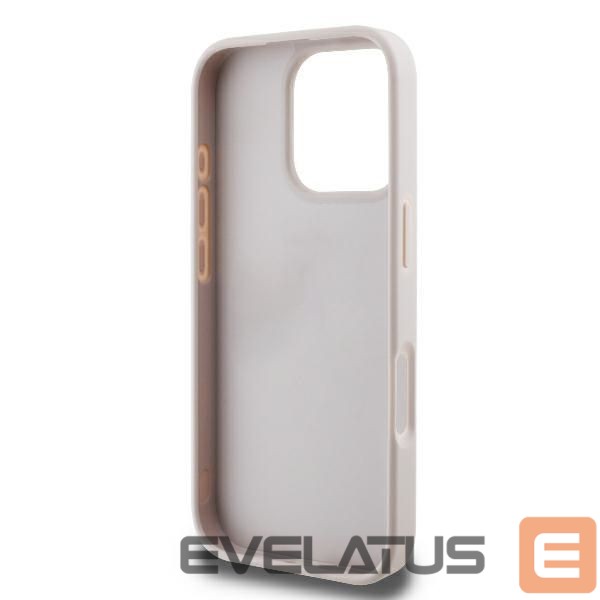 Other Phone Accessory Guess Guess Leather Metal Logo Strass Crossbody Case for iPhone 16 Pro - Pink