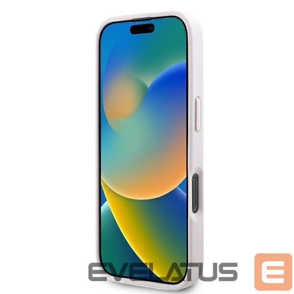 Other Phone Accessory Guess Guess Leather Metal Logo Strass Crossbody Case for iPhone 16 Pro - Pink