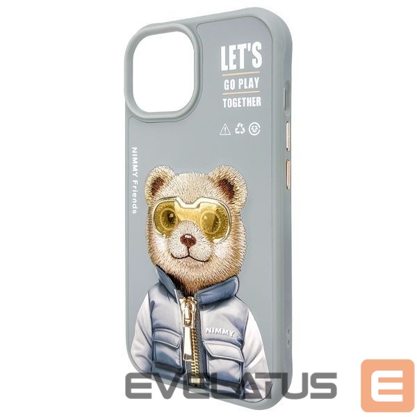 Other goods Nimmy Nimmy Cool&Cute 2.0 Bear Case for iPhone 15 - Gray