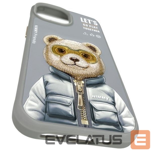 Other goods Nimmy Nimmy Cool&Cute 2.0 Bear Case for iPhone 15 - Gray