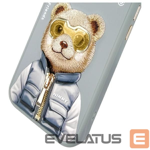 Other goods Nimmy Nimmy Cool&Cute 2.0 Bear Case for iPhone 15 - Gray