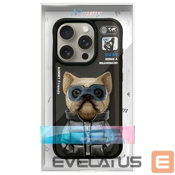 Muud kaubad Nimmy Nimmy Cool&Cute 2.0 Case for iPhone 15 Pro - Black