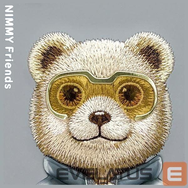 Muud kaubad Nimmy Nimmy Cool&Cute 2.0 Bear Case for iPhone 15 Pro - Gray