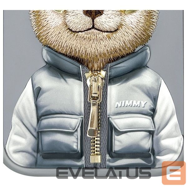 Muud kaubad Nimmy Nimmy Cool&Cute 2.0 Bear Case for iPhone 15 Pro - Gray