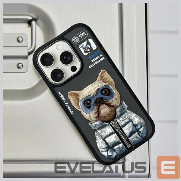 Muud kaubad Nimmy Nimmy Cool&Cute 2.0 Dog Case for iPhone 16 Pro - Black