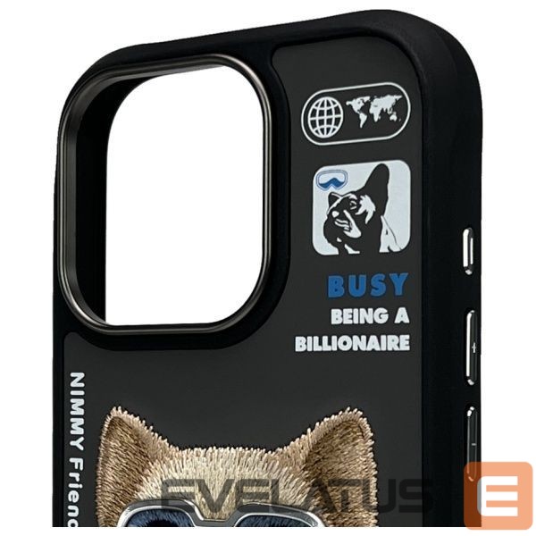 Muud kaubad Nimmy Nimmy Cool&Cute 2.0 Dog Case for iPhone 16 Pro - Black